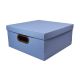 Dello - Caixa Organizadora Linho Grande - Azul Claro 1