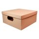 Dello - Caixa Organizadora Linho Grande - Terracota 1