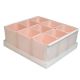 Dello - Caixa Organizadora com 9 Porta Objetos - Rosa 1