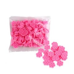 Fantin Cosméticos - Batoque de Florzinha rosa - 100 unidades 1